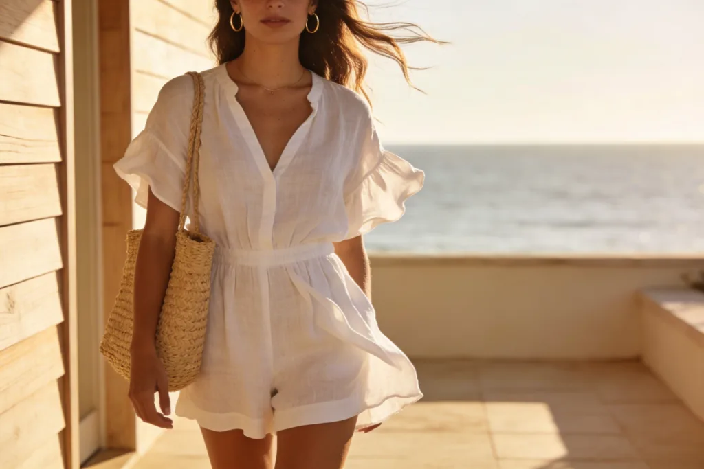 13 Breezy White Linen Outfit Ideas for Summer Style