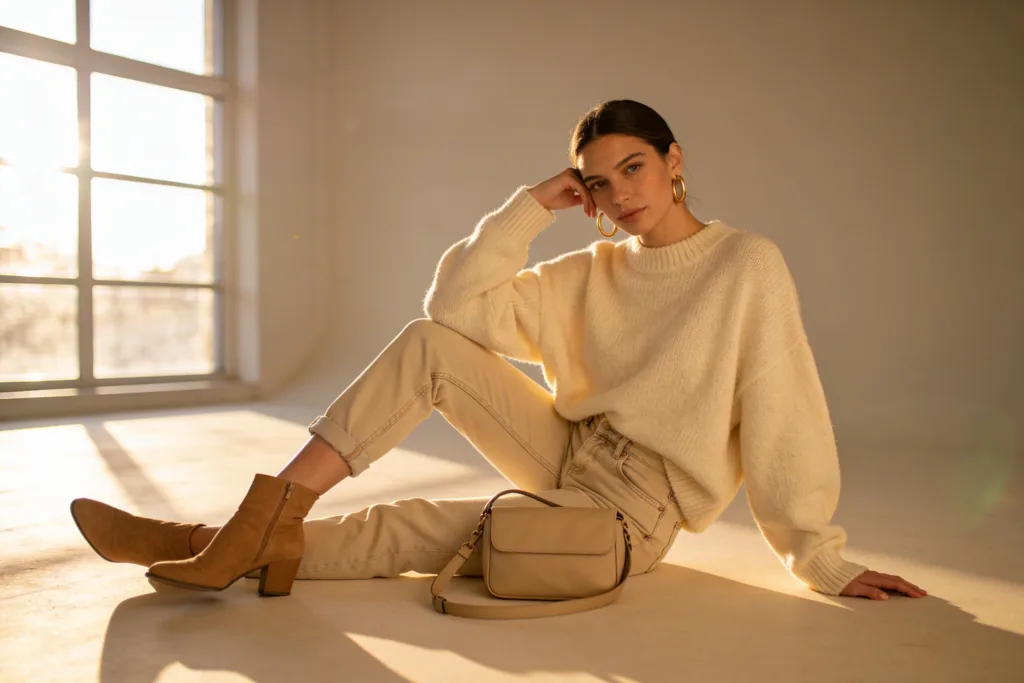 15 Beige Mom Jeans Outfit Ideas You’Ll Love