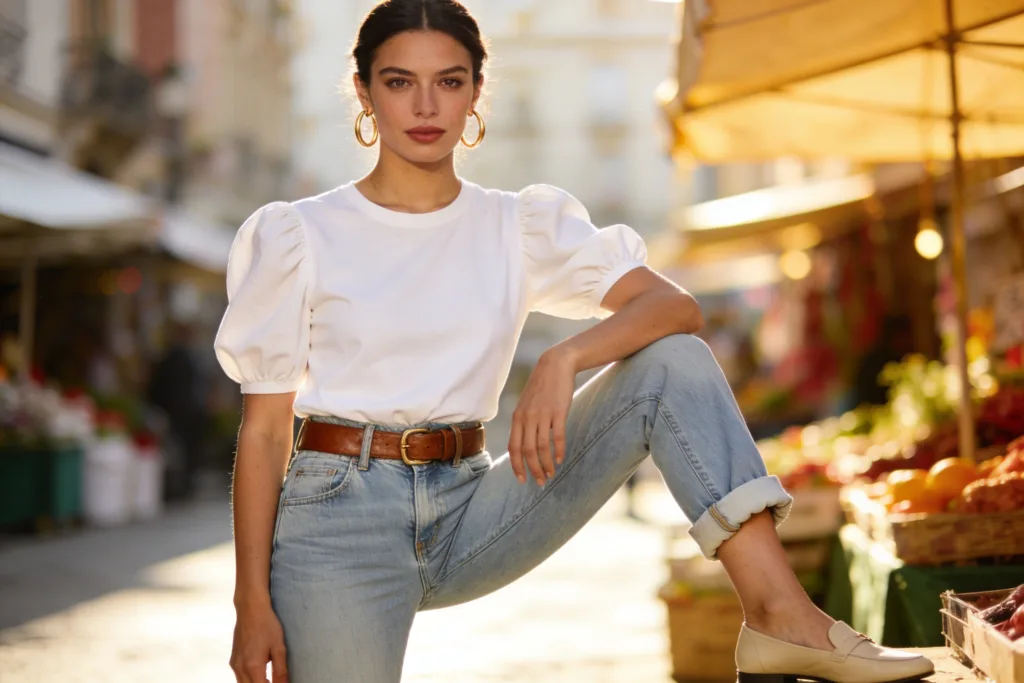 17 Light Blue Mom Jeans Outfit That Slays