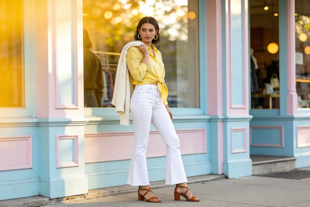 15 Flare Jeans Outfit Spring: Spring Glow-Up Looks
