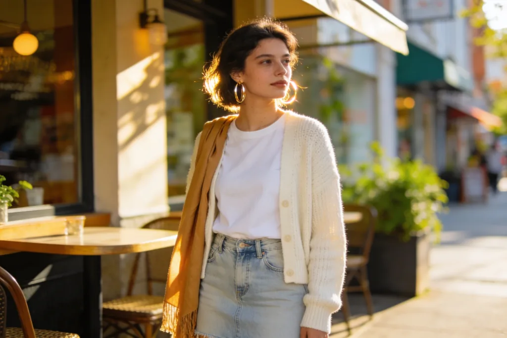 16 Denim Skirt Outfit Spring: Spring Vibe Essentials