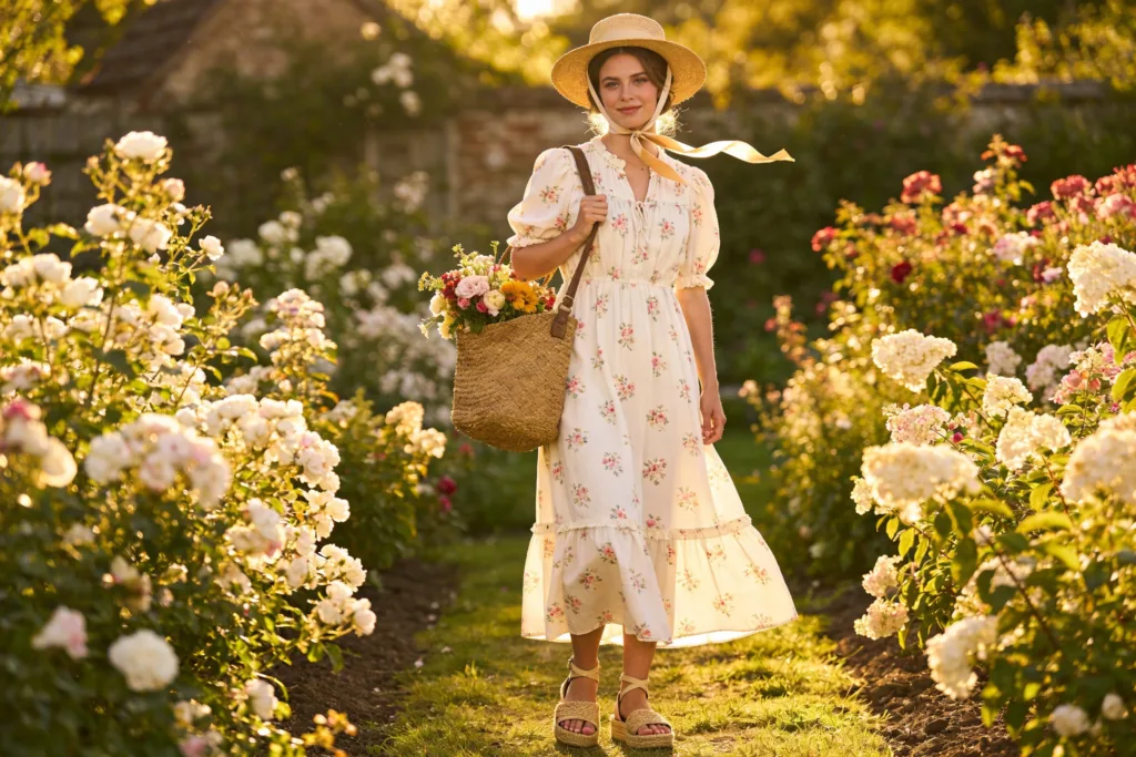 15 Flower Picking Outfit That Sparks Sunshine Vibes