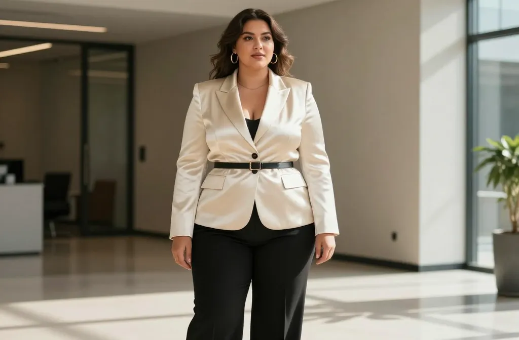15 Plus Size Work Outfits That Wow at the Office