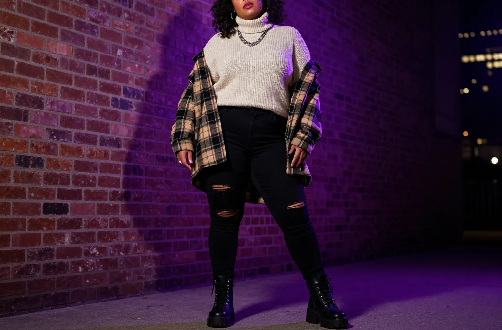 16 Plus Size Grunge Outfits That Slay the Night