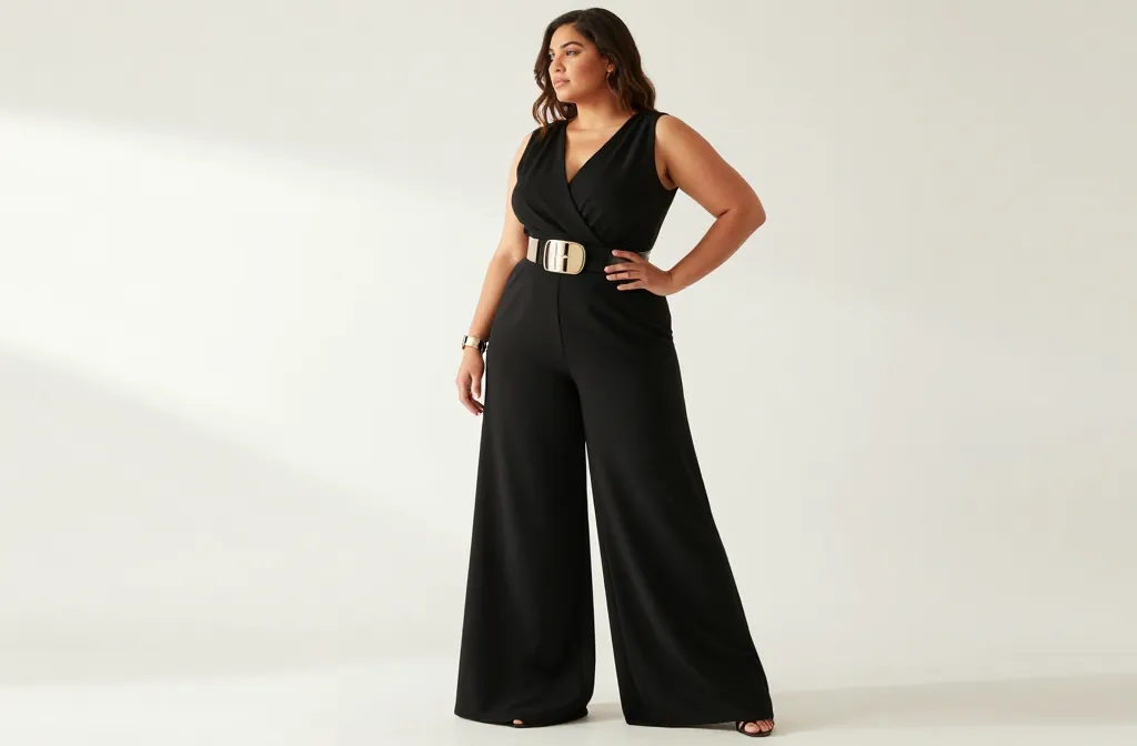 16 Plus Size Jumpsuit: Shine in Every Moment