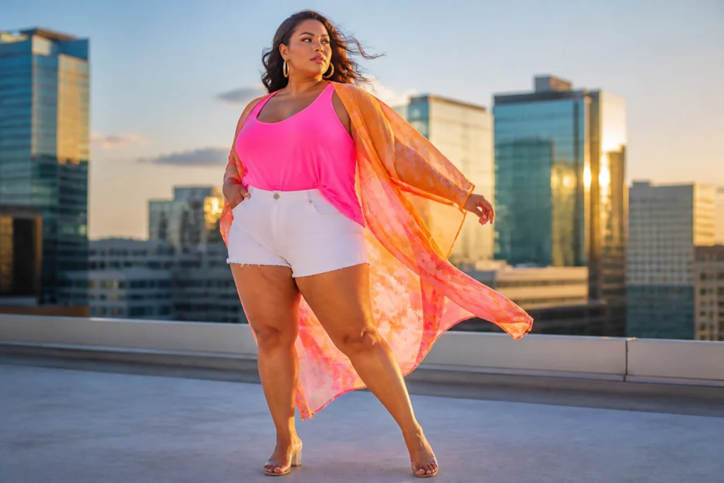 17 Plus Size Tank Top Outfit: Bold, Breezy & Beautiful