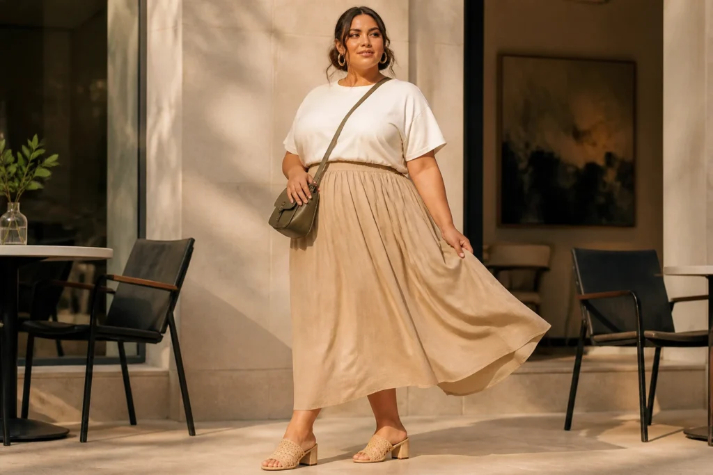 15 Plus Size Tshirt Outfits: Chic Looks to Try Now