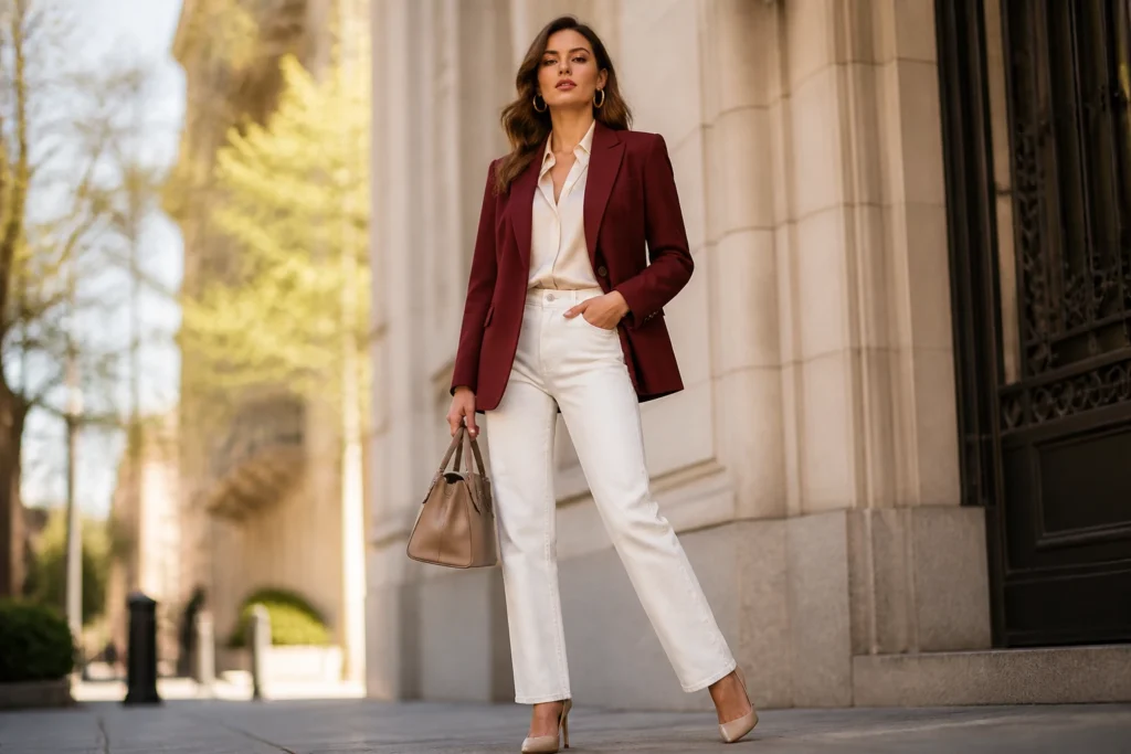 15 Spring Burgundy Outfit Ideas: Bold Yet Chic Looks