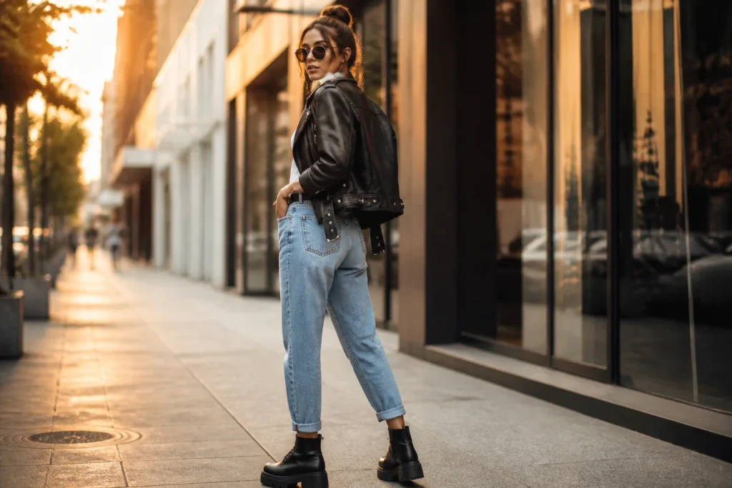 14 Cropped Mom Jeans Outfit: Chic Denim Ideas