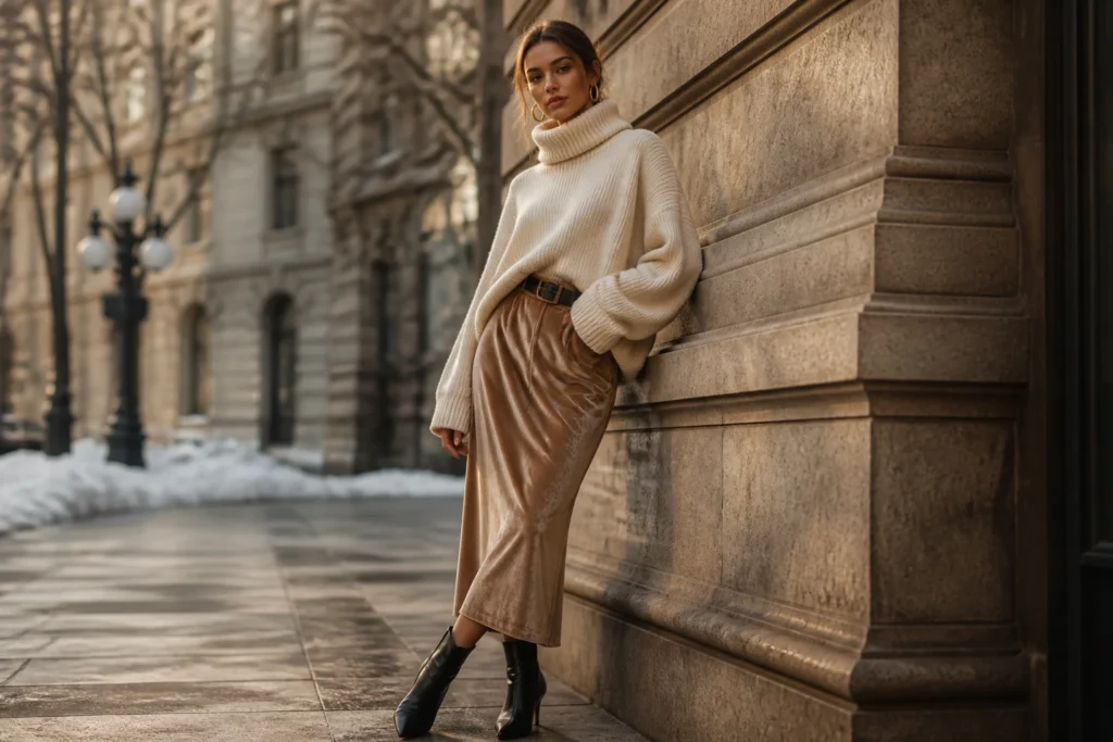 15 Oversized Turtleneck Outfit Ideas for Chic Winter Looks: Cozy Edition